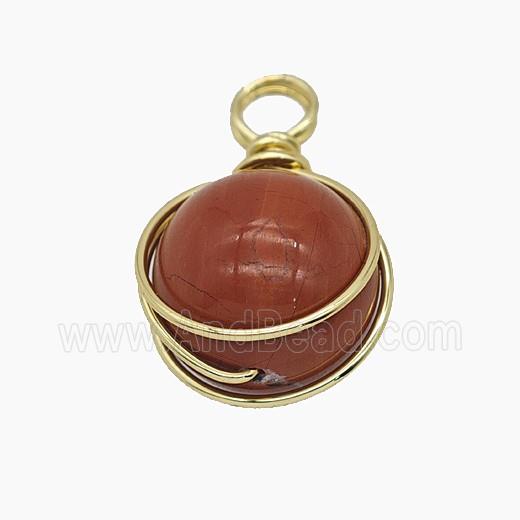 Gemstone Pendant, Platinum Plated
