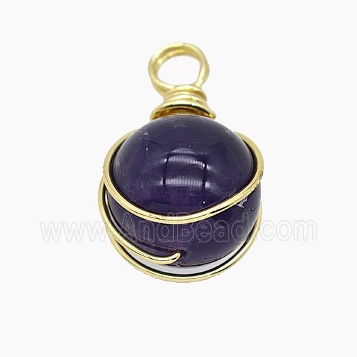 Gemstone Pendant, Platinum Plated