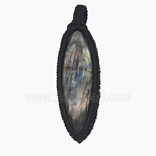 Gemstone Pendant, Pltinum Plated