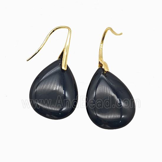 Gemstone Earring, gold Plated