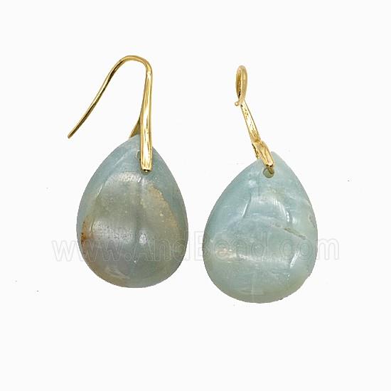 Gemstone Earring, gold Plated