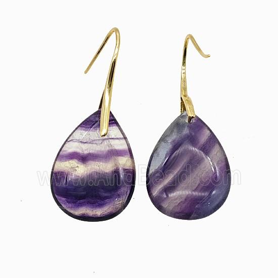 Gemstone Earring, gold Plated