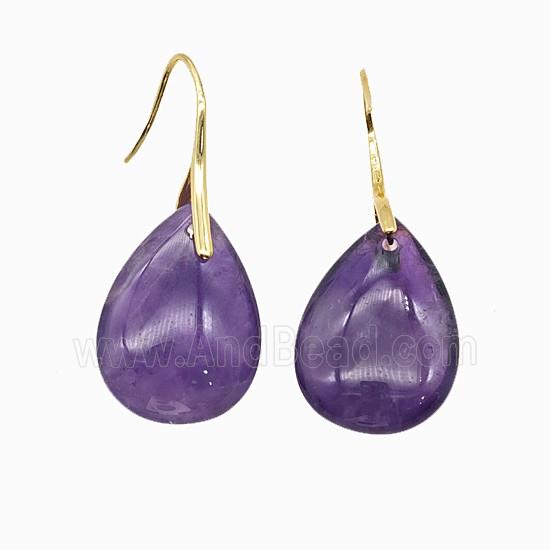 Gemstone Earring, gold Plated
