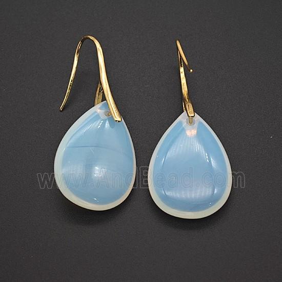 Gemstone Earring, gold Plated