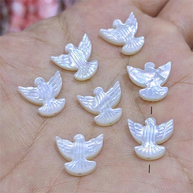 White MOP Shell Eagle Beads Hawk