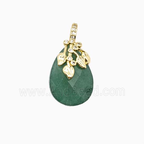 Green Aventurine Teardrop Pendant