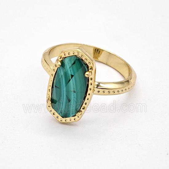 Gemstone Ring, Gold Plated