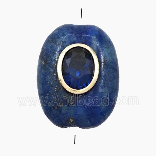 Gemstone Bead Pave Zircon