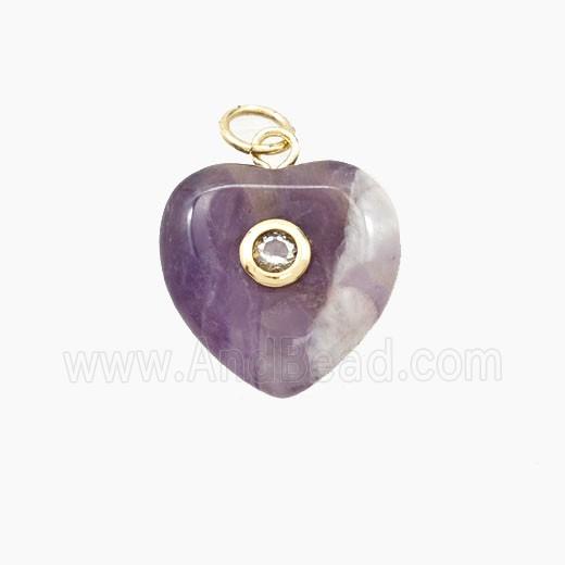 Gemstone Bead Pave Zircon