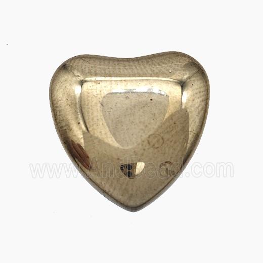 Hematite Heart Decoration No-Hole