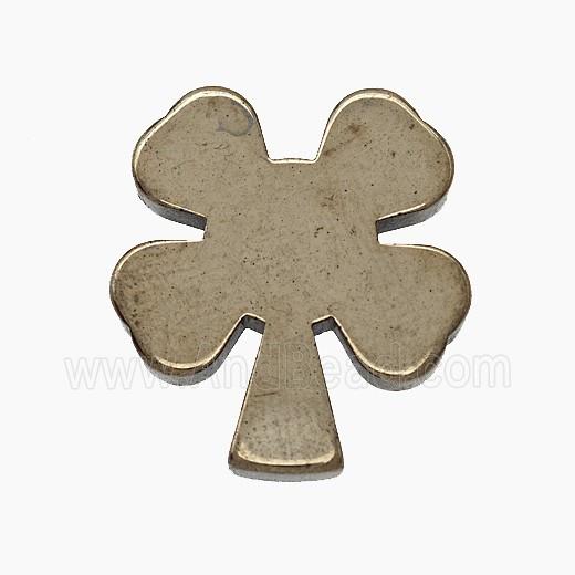 Hematite Clover Decoration No-Hole