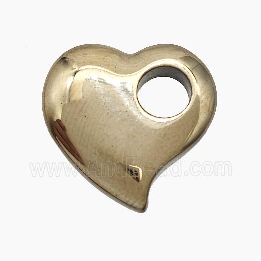 Hematite Heart Pendant