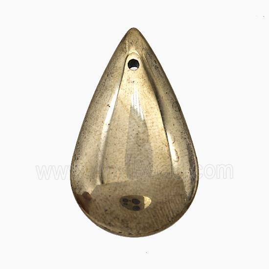 Hematite Teardrop Pendant