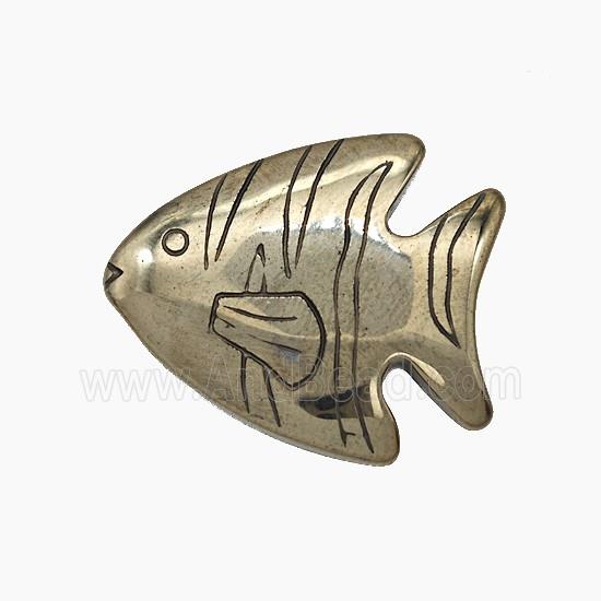 Hematite Fish Decoration No-Hole