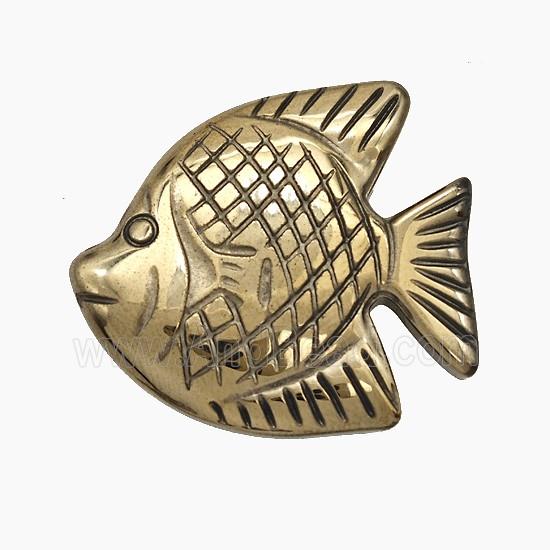 Hematite Fish Decoration No-Hole
