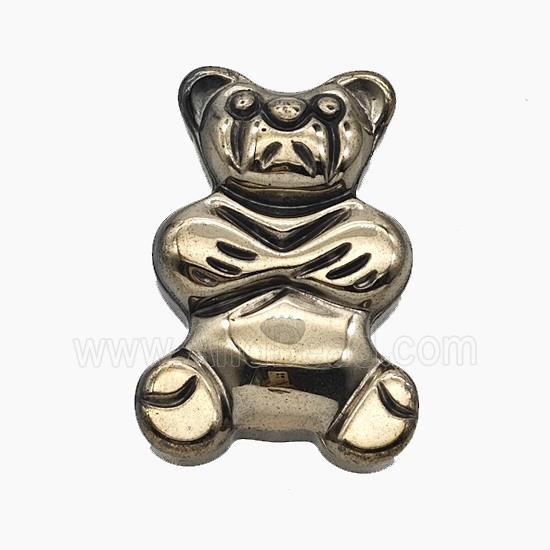 Hematite Dog Decoration No-Hole