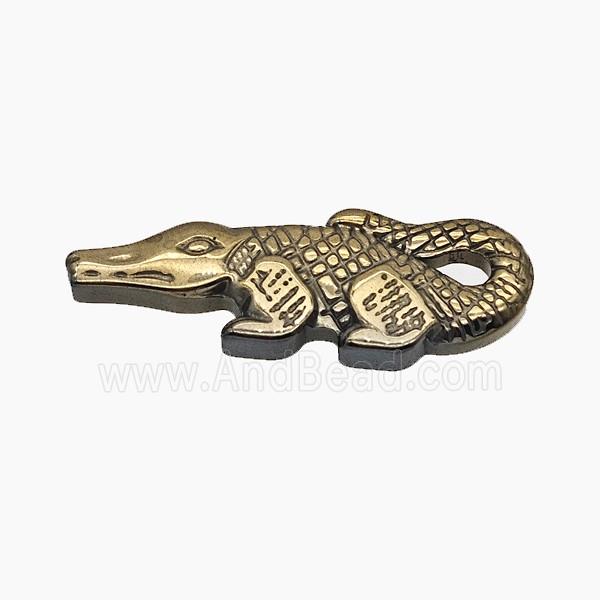 Hematite Cayman Pendant