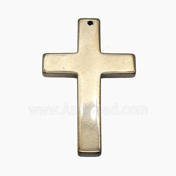 Hematite Cross Pendant