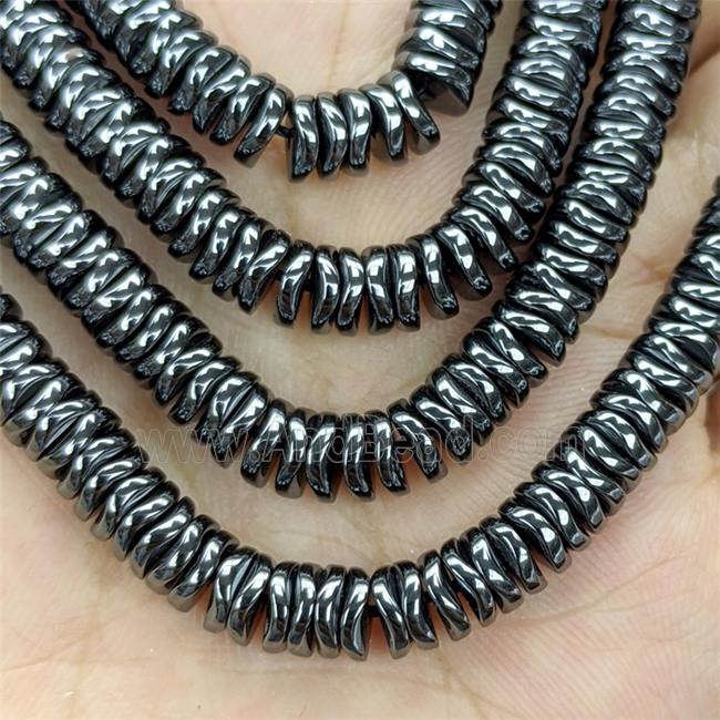 Black Hematite Heishi Beads Twist