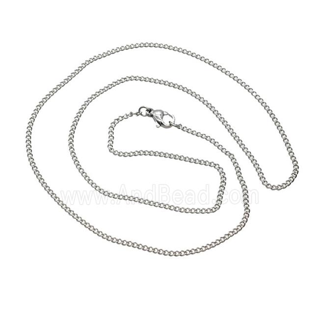 Raw Stainless Steel Necklace Chain