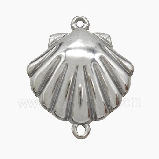 Raw Stainless Steel Scallop Shell Connector