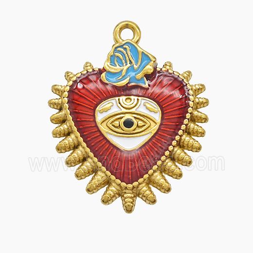 Stainless Steel Pendant, Gold plated