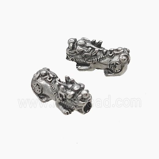 Raw Stainless Steel Pixiu Beads