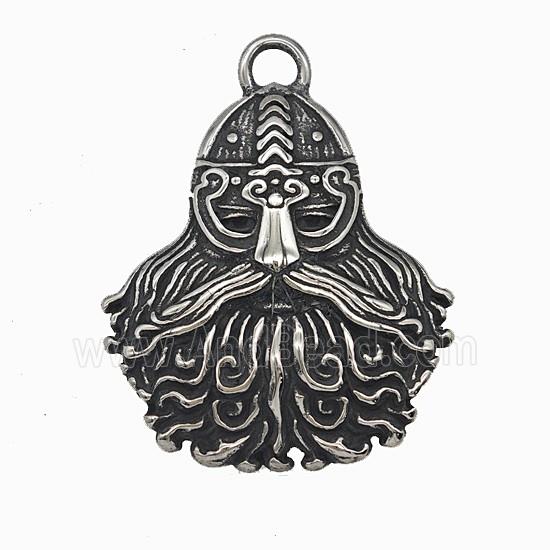 Odin Charms 304 Stainless Steel Pendant Antique Silver