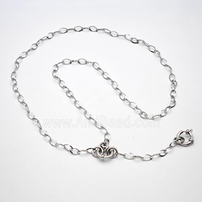 Raw Stainless Steel Necklace Chain