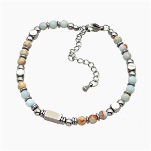 Imperial Jasper Bracelets Adjustable, approx 4.5mm, 18-23cm length
