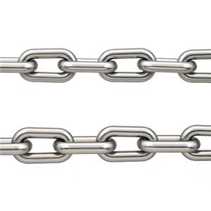 Alloy Chain Matte Silver, approx 9-16mm
