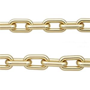 Alloy Chain Matte Gold, approx 9-16mm