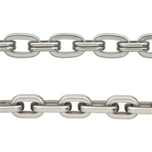 Alloy Chain Matte Silver, approx 7-11mm, 8-13mm