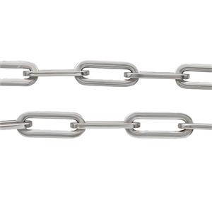 Alloy Chain Matte Silver, approx 9-23mm