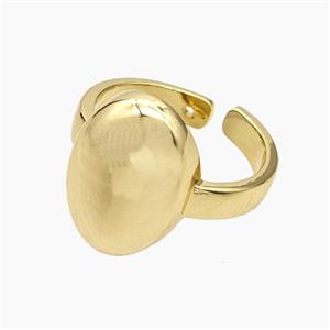 Copper Rings Gold Plated, approx 14-20mm, 18mm dia