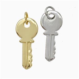 Copper Key Pendant Mixed, approx 9-20mm
