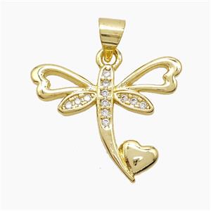 Copper Pendant, Gold Plated, approx 16-20mm
