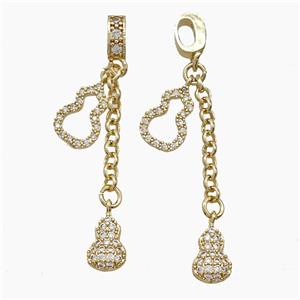 Copper Bead Pave Zircon, Silver Plated, approx 6-10mm, 8-12mm, 45mm length