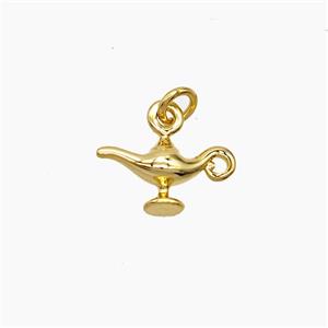 Copper Pendant, Gold Plated, approx 6-11mm