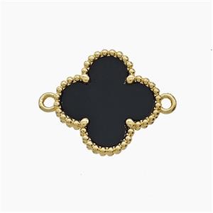 Copper Pendant Pave Zircon, Gold Plated, approx 15.5mm