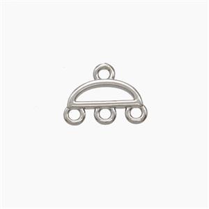 Copper Car Pendant Platinum Plated, approx 6-10mm