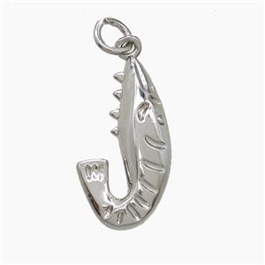 Copper Pendant Pave Zircon, Gold Plated, approx 12-22mm