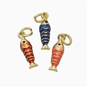 Copper Pendant Pave Zircon, Gold Plated, approx 4.5-12mm