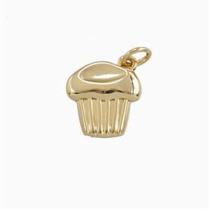 Copper Pendant, Platinum Plated, approx 12mm