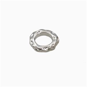 Copper JumpRings Closed Platinum Plated, approx 10mm