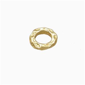 Copper JumpRings Closed Gold Plated, approx 10mm