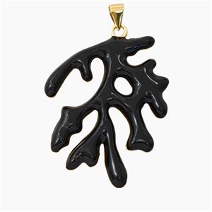 Copper Pendant Pave Zircon, Gold Plated, approx 30-35mm