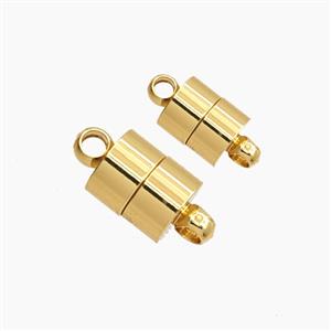 Copper Bead, Gold Plated, approx 6mm
