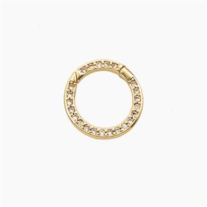 Copper Bead, Gold Plated, approx 12mm
