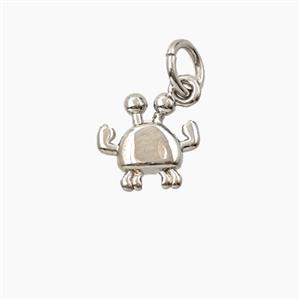 Copper Robotic Pendant Platinum Plated, approx 9mm